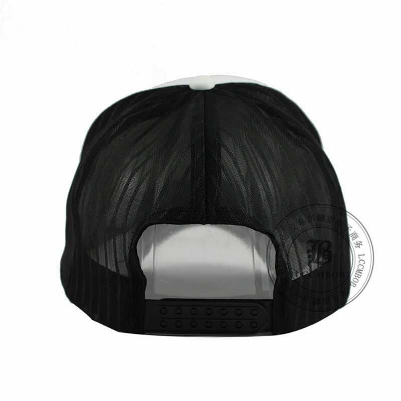 Korean hip-hop street dance style coconut tree printed net hat, sponge hat, outdoor baseball cap, baseball cap pic 7