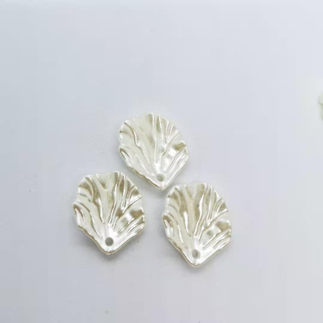 diy pearl flower plastic Korean-style three-dimensional petal hair accessory, hand accessory, corsage, wedding bride accessory, ins pic 8
