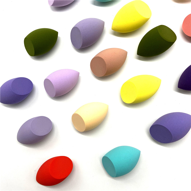 Hydrophilic beauty eggs are super soft and can be used both dry and wet. They expand when exposed to water and do not absorb or clog powder. Makeup and color egg manufacturers have them in stock pic 10
