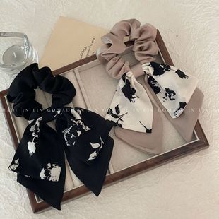 公主高级感大号发抓盘发蝴蝶结抓夹鲨鱼夹后脑勺发夹布艺发饰头饰详情4