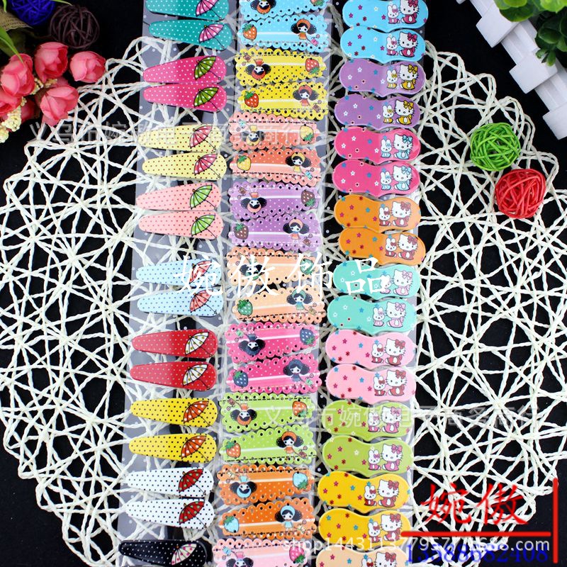 Alloy diamond-encrusted small claw clips, grab clips, hair clips, gold and silver, Yiwu two-yuan store small commodity headwear wholesale pic 96