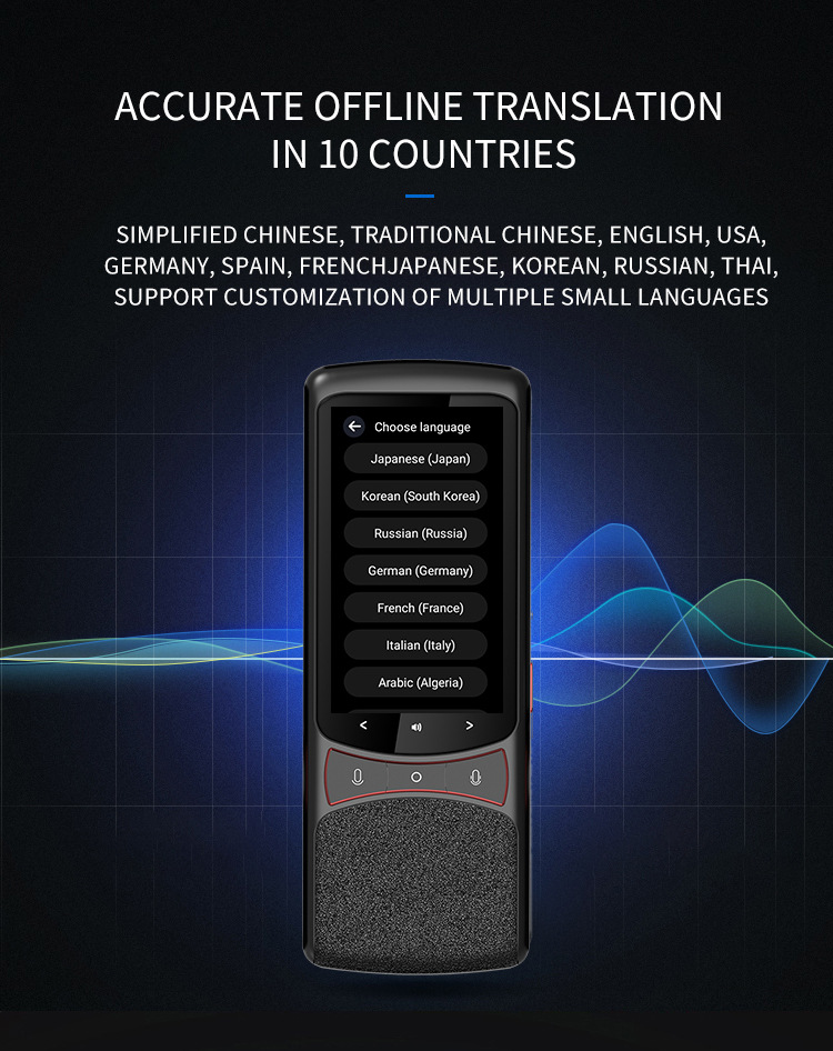 The Z3 offline translation machine offers simultaneous interpretation for 135 languages, including Arabic, Vietnamese and Mongolian pic 6