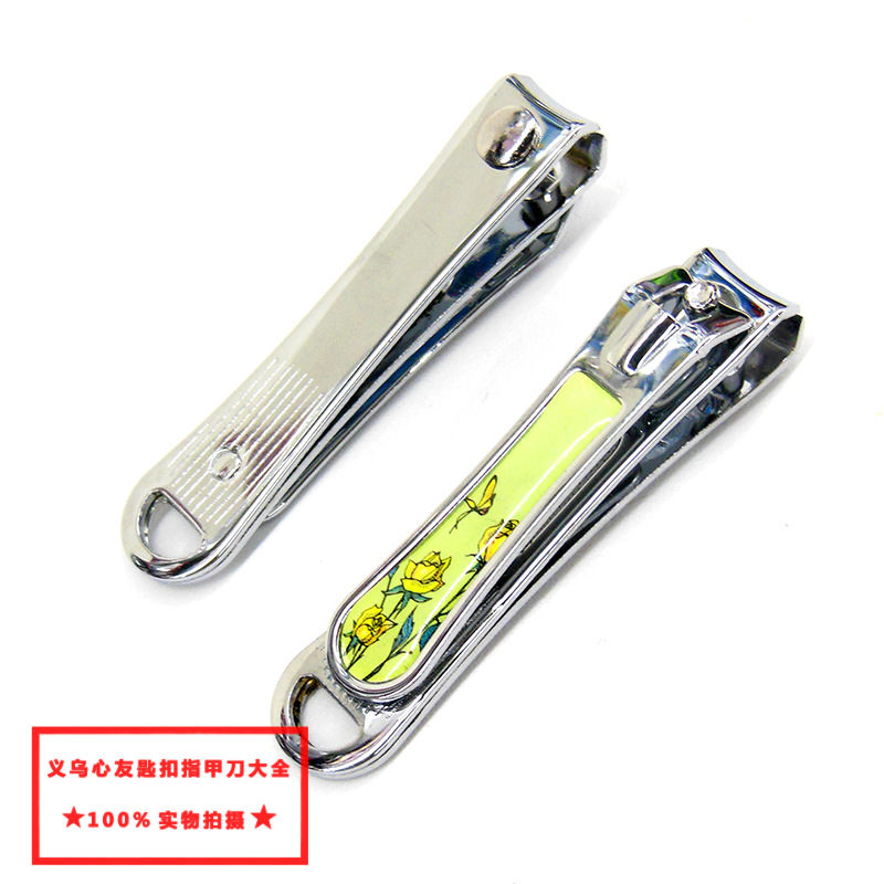 Small flat-mouthed rubber-coated nail clippers with notched patterns, 639 nail clippers in stock for wholesale pic 10