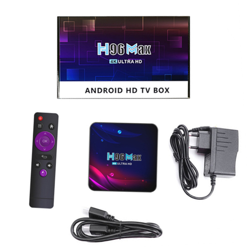 H96 MAX V11 RK3318, верхний ящик сетевого компьютера андроид 11,0, двухчастотный wi-fi bluetooth 4K TVBOX pic 2