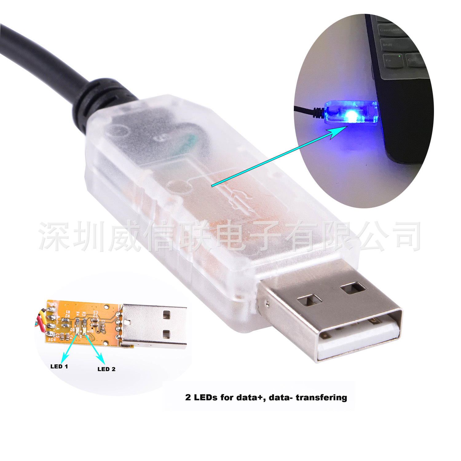 FTDI USB to 485 module, XLR RS485 serial port data cable, QLC DMX512 stage lighting control cable pic 14
