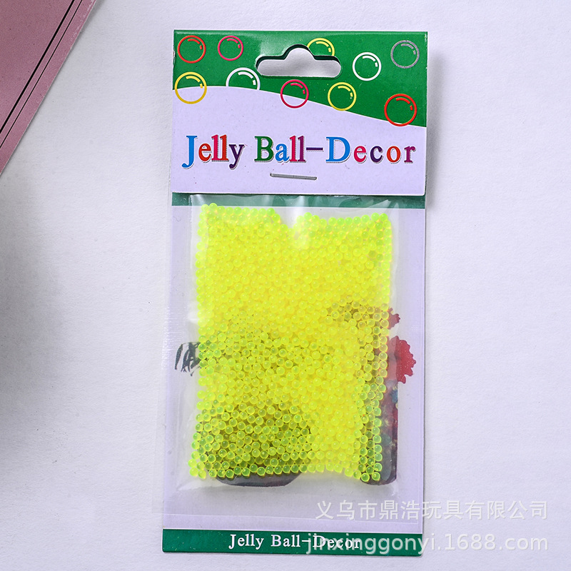 鼎浩 跨境热销 6色高雅荧光珠水晶彩泥 吸水珠WATER BEADS DIY海洋宝宝无土栽培 生命球详情5