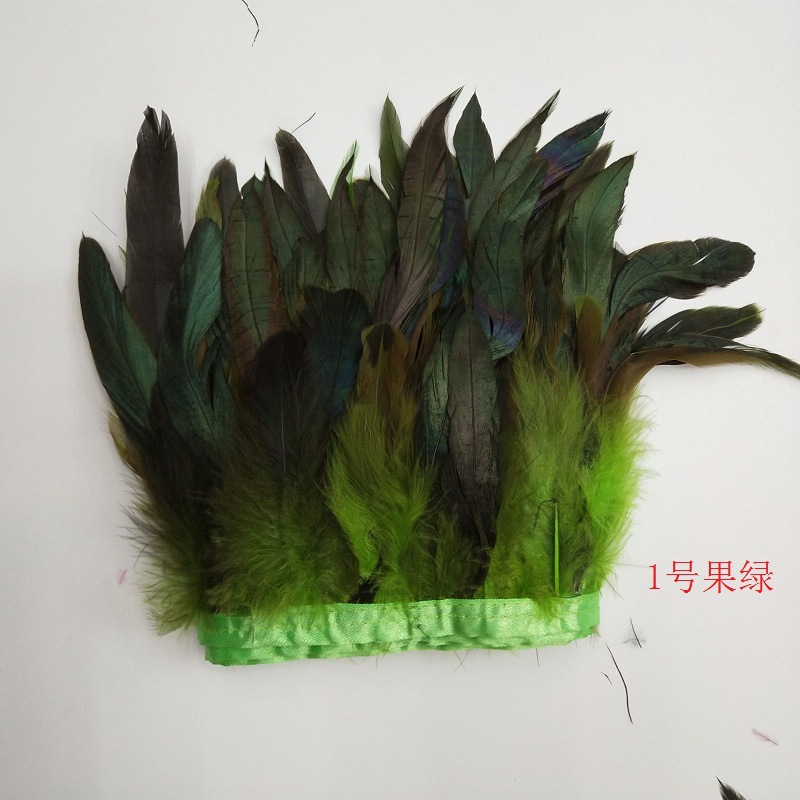 Feather fabric straps, fabric edges, clothing accessories, woolen strips, diy landscape decoration handicrafts and accessories from the manufacturer pic 2