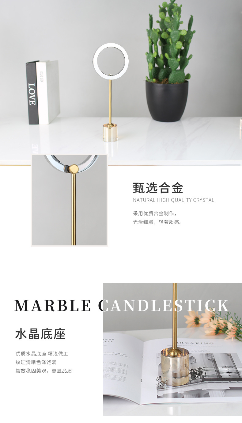 Crystal handicrafts, Nordic light luxury creative home living room entrance hall office desk soft decoration ornaments pic 25