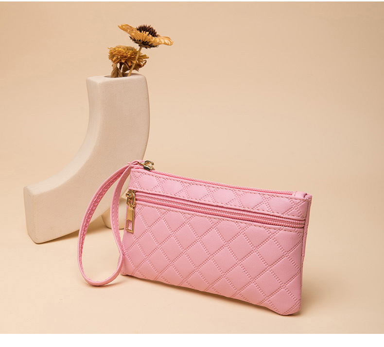 手腕式钱包长高级感气质手拿包双层手机小包大容量零钱收纳包卡包详情23