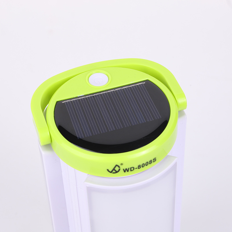Solar-powered charging camping lamp, outdoor camping LED lighting lamp, folding and hanging tent light strip, output emergency light pic 12
