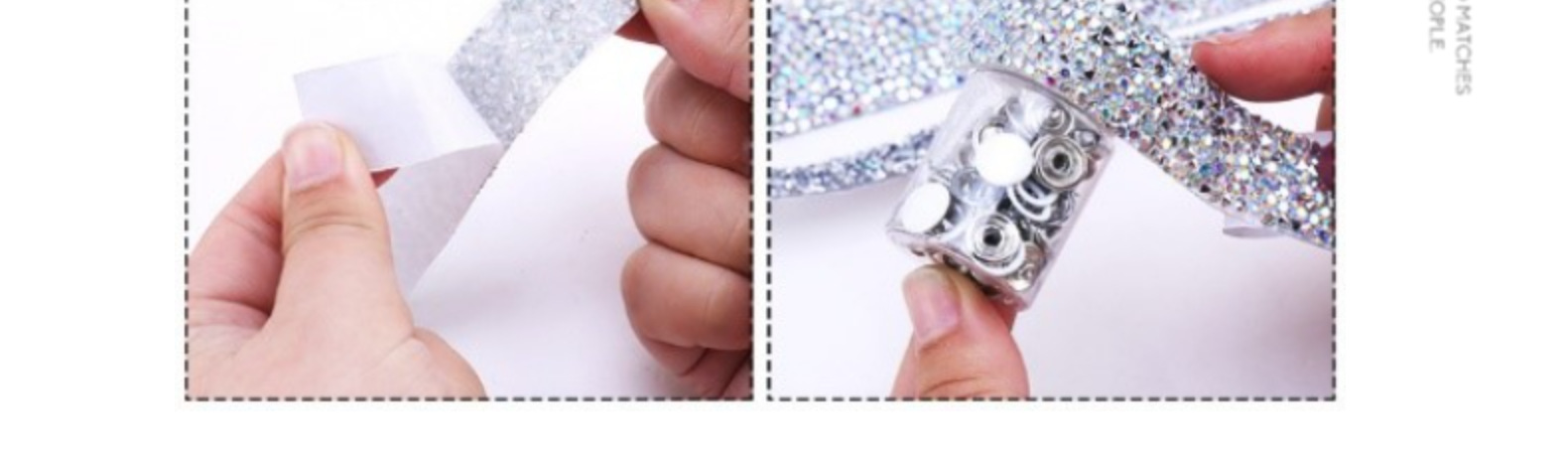 跨境爆款树脂乱钻条树脂热熔胶服装箱包鞋材配件定订制贴牌代加工详情17