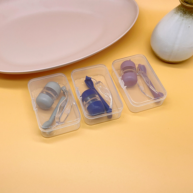 Contact lens dispenser, contact lens case, myopia contact companion box, storage box, color to choose, portable, direct supply, exclusive for foreign trade, exclusive for foreign trade pic 4