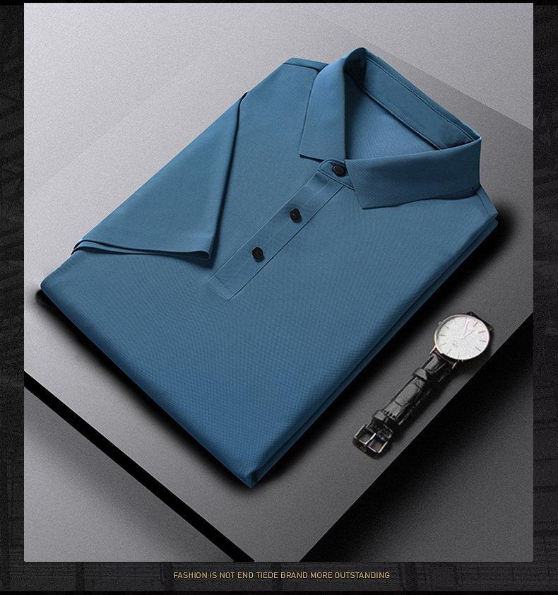 速干冰丝短袖T恤印字logo夏季工装工作服刺绣男女半袖polo衫工衣详情20