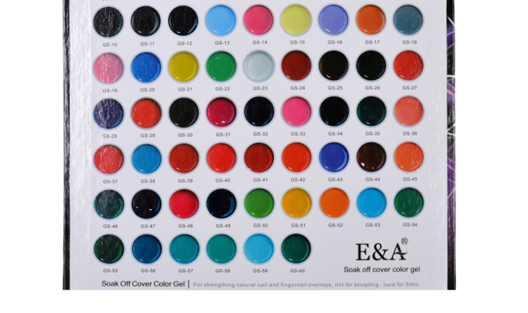 E&A2018 Manufacturer sells 72-color solid nail polish gel phototherapy painting gel sets and 36-color sets exclusively for export pic 3