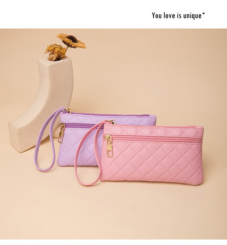 手腕式钱包长高级感气质手拿包双层手机小包大容量零钱收纳包卡包详情14