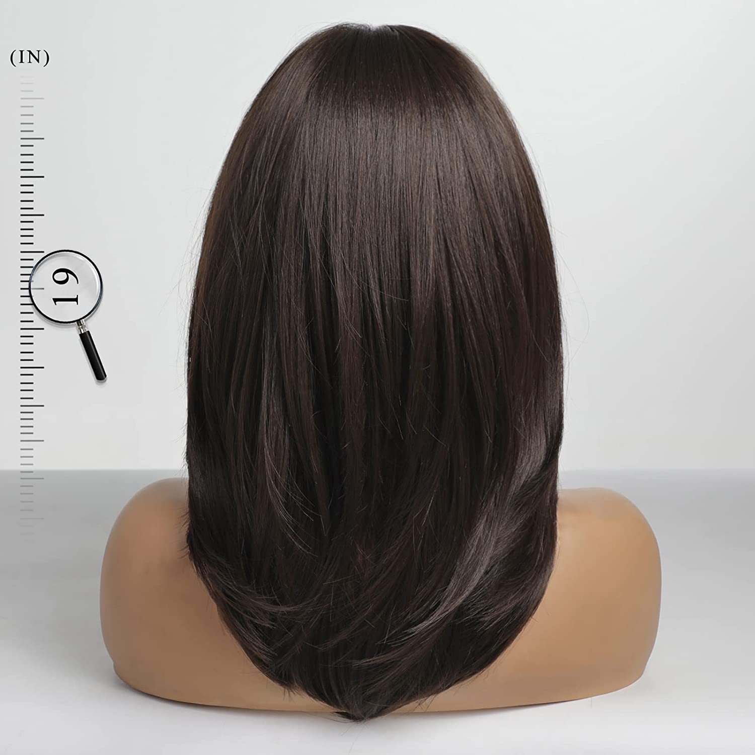 Wholesale and customization of long straight wigs for European and American women from the original manufacturer pic 9