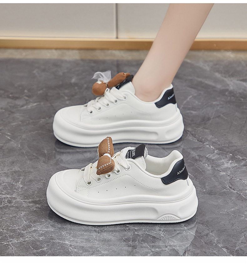 2024秋季小白鞋新款韩版ins女学生厚底增高运动板鞋休闲街拍MXD07详情23