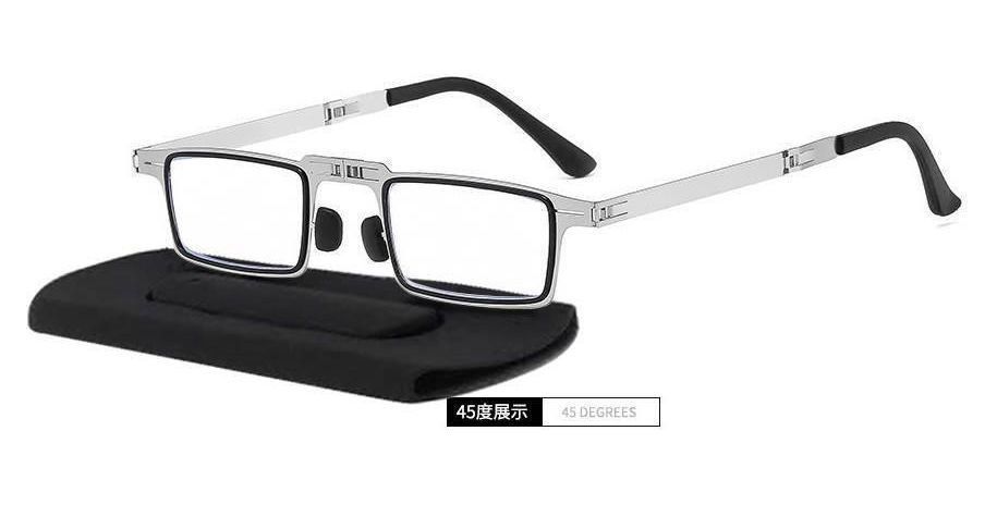 Retro ultra-light portable reading glasses, high-definition foldable, anti-blue light radiation, high-end reading glasses for the elderly pic 18
