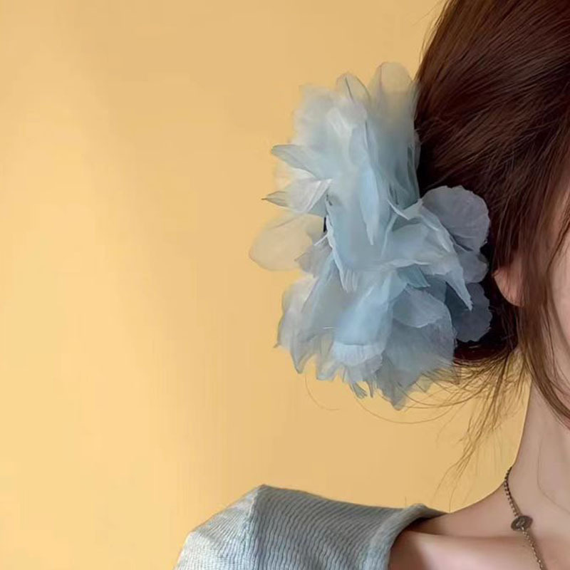 Super fairy-like simulation flower butterfly flower tassel grab clip, sweet and feminine style, unique and exquisite hair clip, ins versatile hair accessory trend pic 24