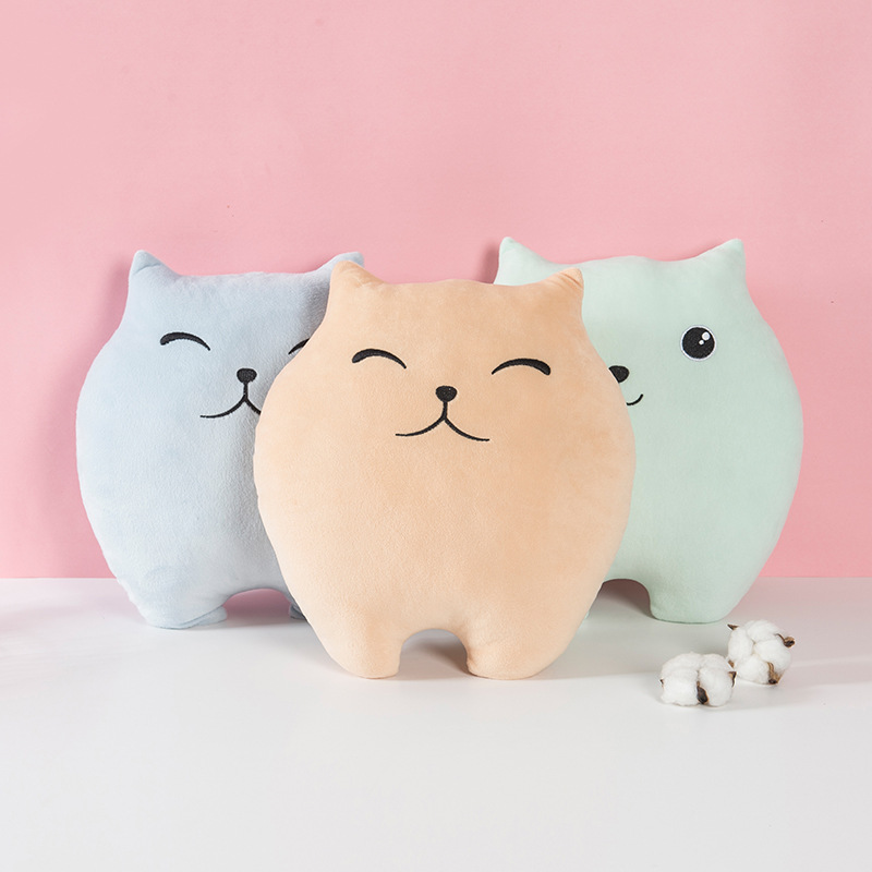 Cute and adorable cat cartoon throw pillows, Japanese-style bedroom sofa cushions, perfect for girls to sleep on, nap back cushions and seat cushions pic 5