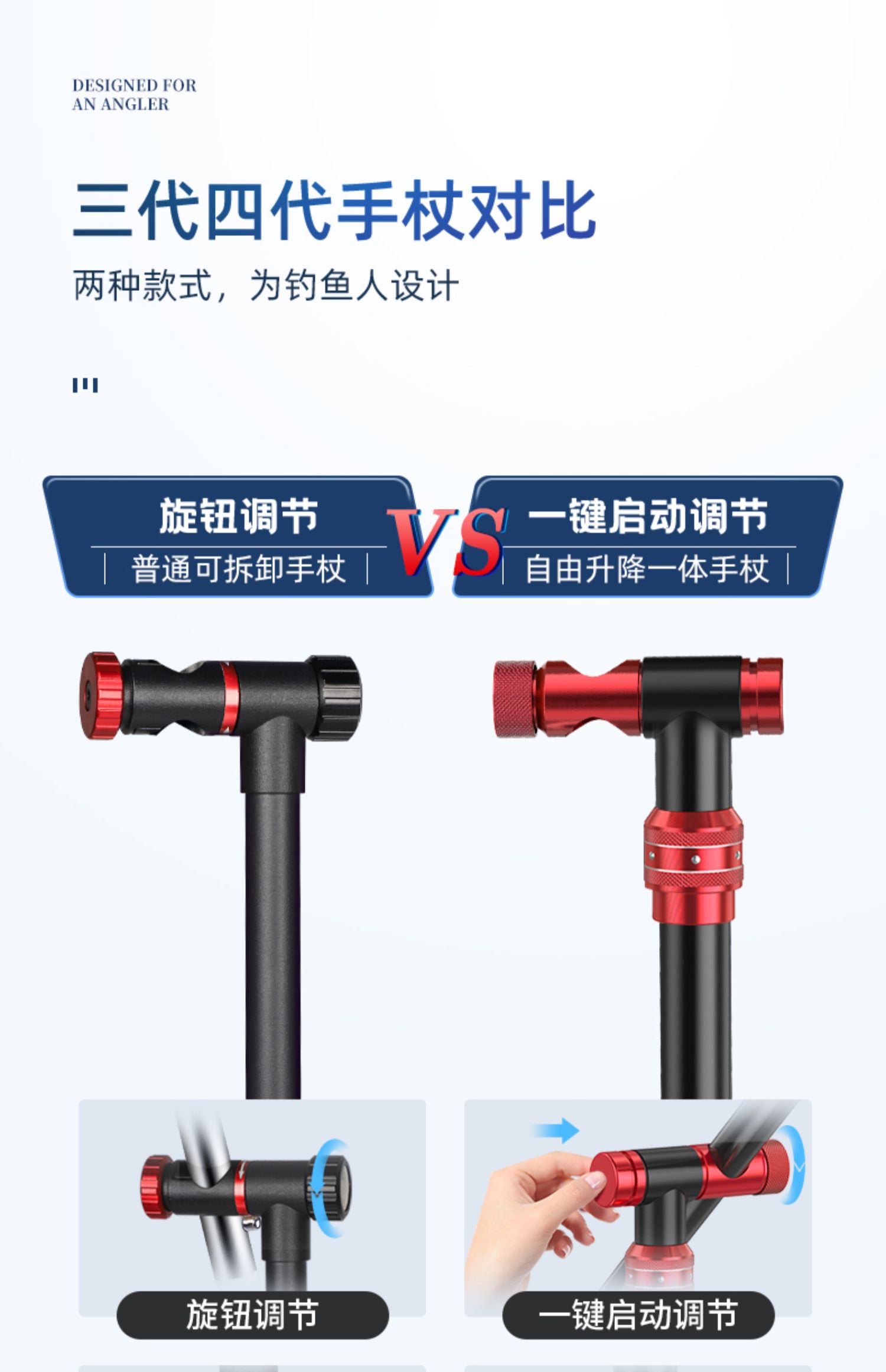 渔之源2022年新款钓鱼伞大钓伞拐杖手杖多向雨伞防暴雨户外遮阳伞详情8