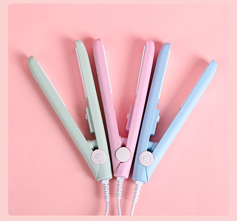 迷你卷发棒直发器便携式直发夹直卷两用夹板学生宿舍蓬松刘海夹板                              详情11