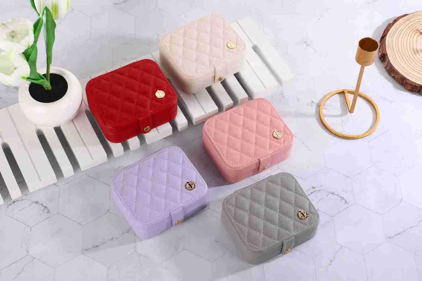 瑾奇饰品收纳盒包装盒展示珠宝项链耳环耳饰礼盒礼品盒戒指首饰盒批发详情1