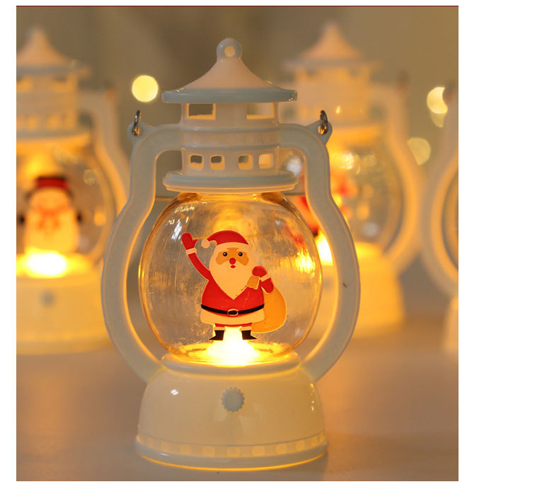 Christmas decorative wind lamps, portable led small oil lamps, illuminated horse lanterns, shopping mall decorations, gifts, scene arrangements, hanging ornaments pic 12