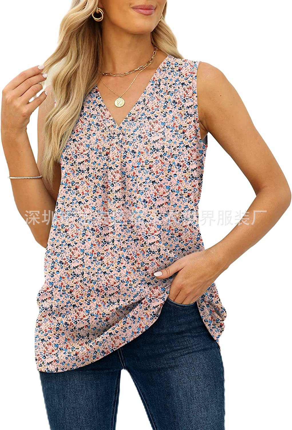 Wiish 2023 Auropean American Auropean Weish Yew Yeark، سترات صغيرة من الثلج من طراز V، من طراز Yew Yew Yeark، قمصان بدون أكمام مختومة pic 25