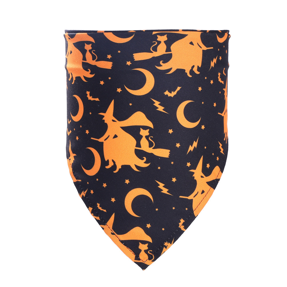 Pet scarf, Halloween pet saliva towel, cat decorative scarf, scarf, dog single-layer cute triangular scarf pic 11