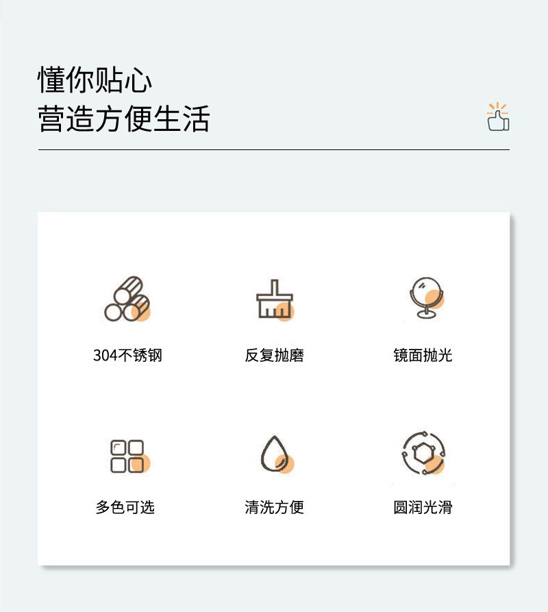 跨境304不锈钢吸管6件套镀钛金彩色直管套装奶茶果汁饮料金属吸管详情4