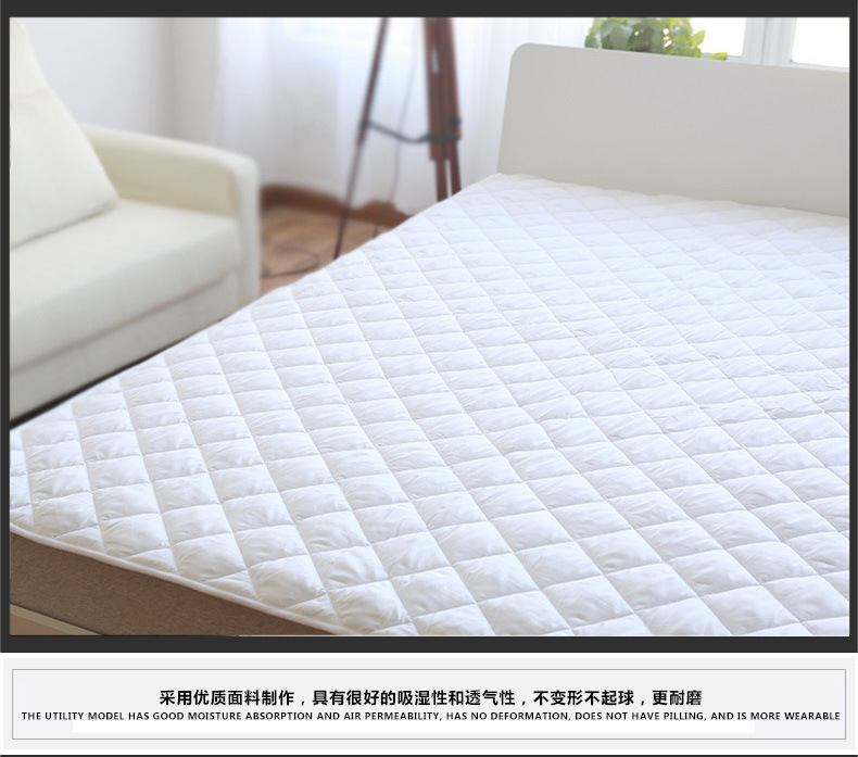 Shefan Hotel Supplies Custom wholesale hotel linen mattress protective pads, hotel bedding anti-slip pads, mattresses pic 14