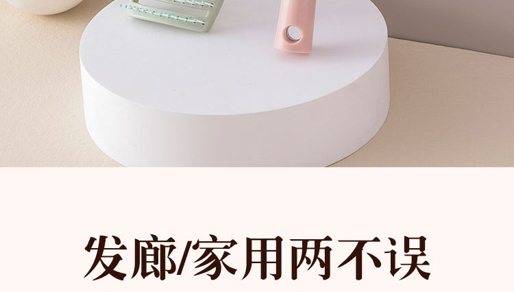 Large rib comb, curly hair comb, back-to-back voluminous styling wonder, airbag comb, long hair, curly hair massage, large bend comb pic 3