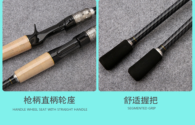 Cross-border fiberglass reinforced plastic Lull rod insert joint rod ML adjustable lull rod foreign trade Amazon long-distance throwing road sliding rod fishing rod pic 28