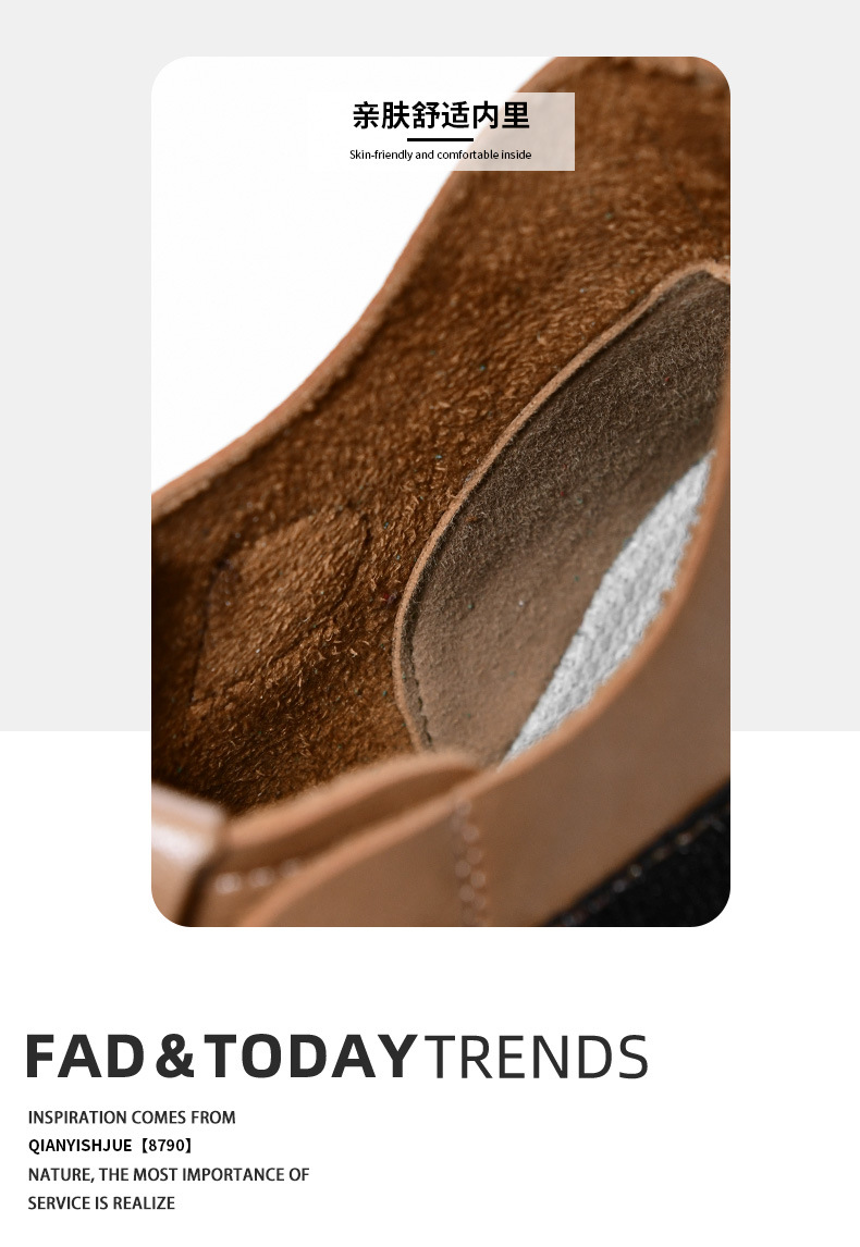 女士马丁靴跨境高帮大码女鞋秋冬短靴棉鞋详情7