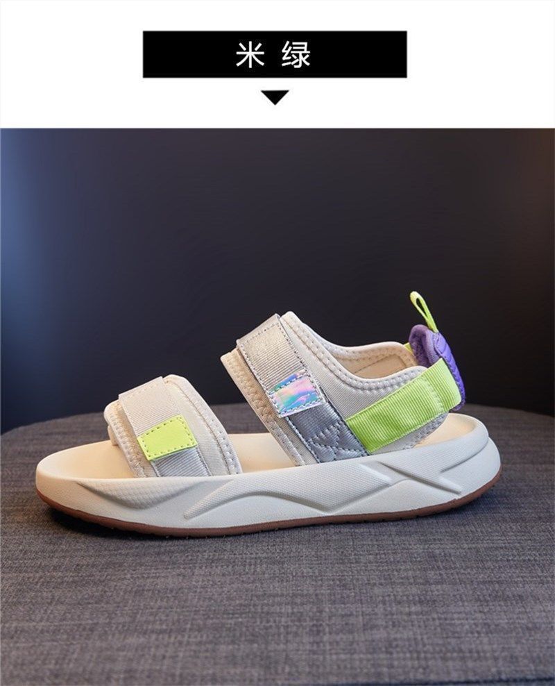 凉鞋女夏2024年新款女士夏季平底爆款小香风厚底凉鞋女鞋运动凉鞋详情26