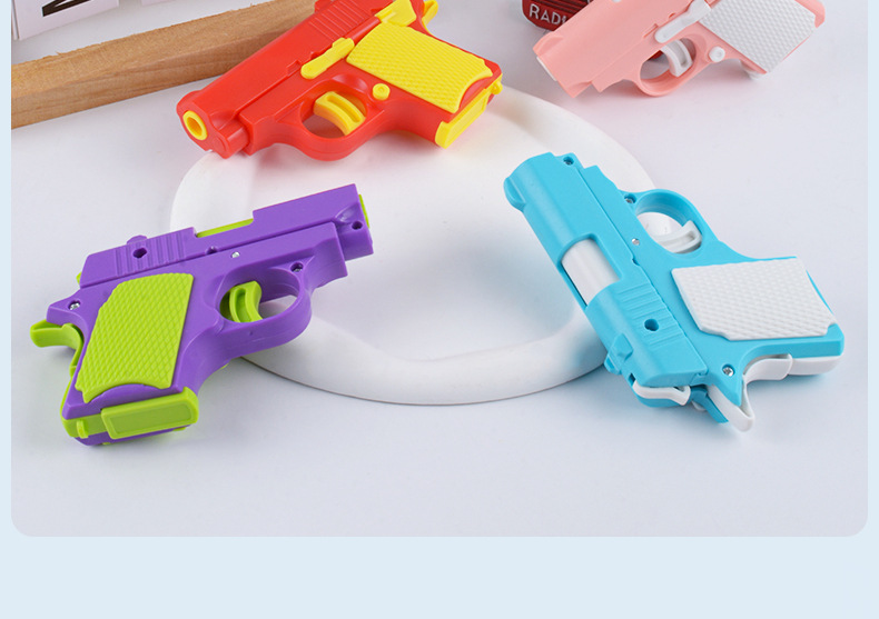 抖音爆款迷你1911萝卜枪不可发射枪解压神器儿童幼崽玩具枪批发详情9