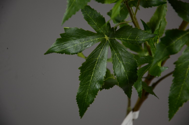 Factory wholesale of artificial flowers, direct sales from the manufacturer, wholesale of artificial green plants, home decoration flowers, red artificial leaves, artificial maple leaves pic 31