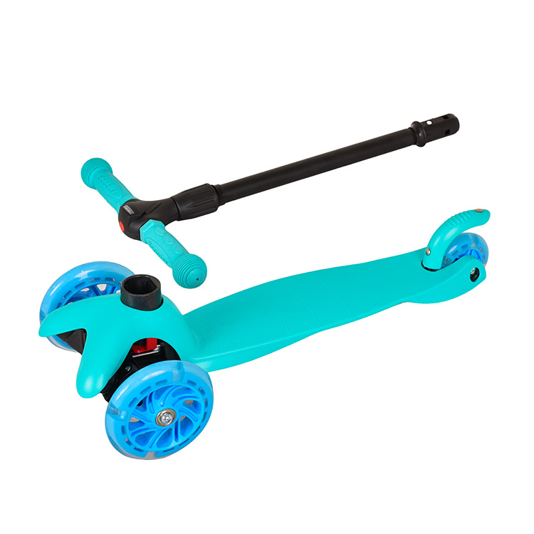 2024新款小米糕可折叠可升降带LED灯三档调节灯光调节高度滑板车详情7