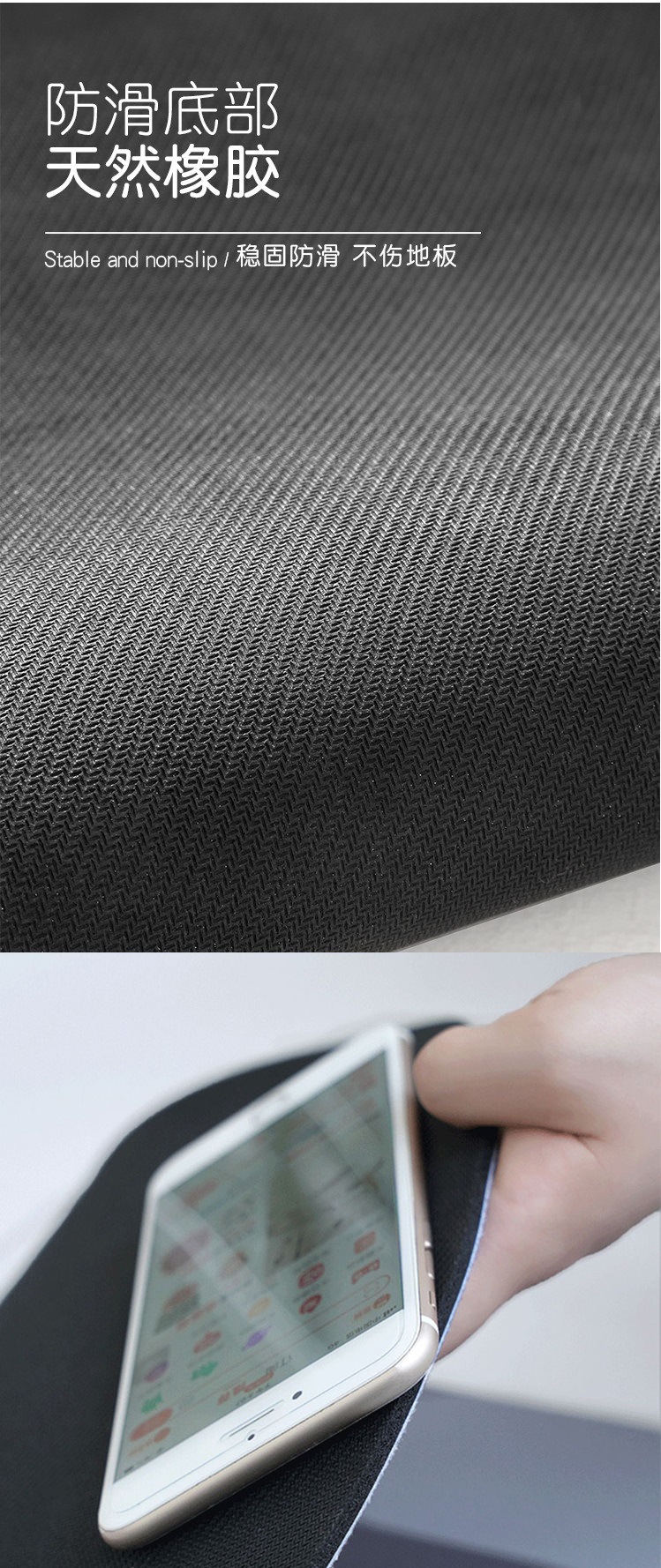 跨境爆款北欧风厨房两件套科技绒软垫吸水吸油脚垫耐脏易清洗脚垫详情3