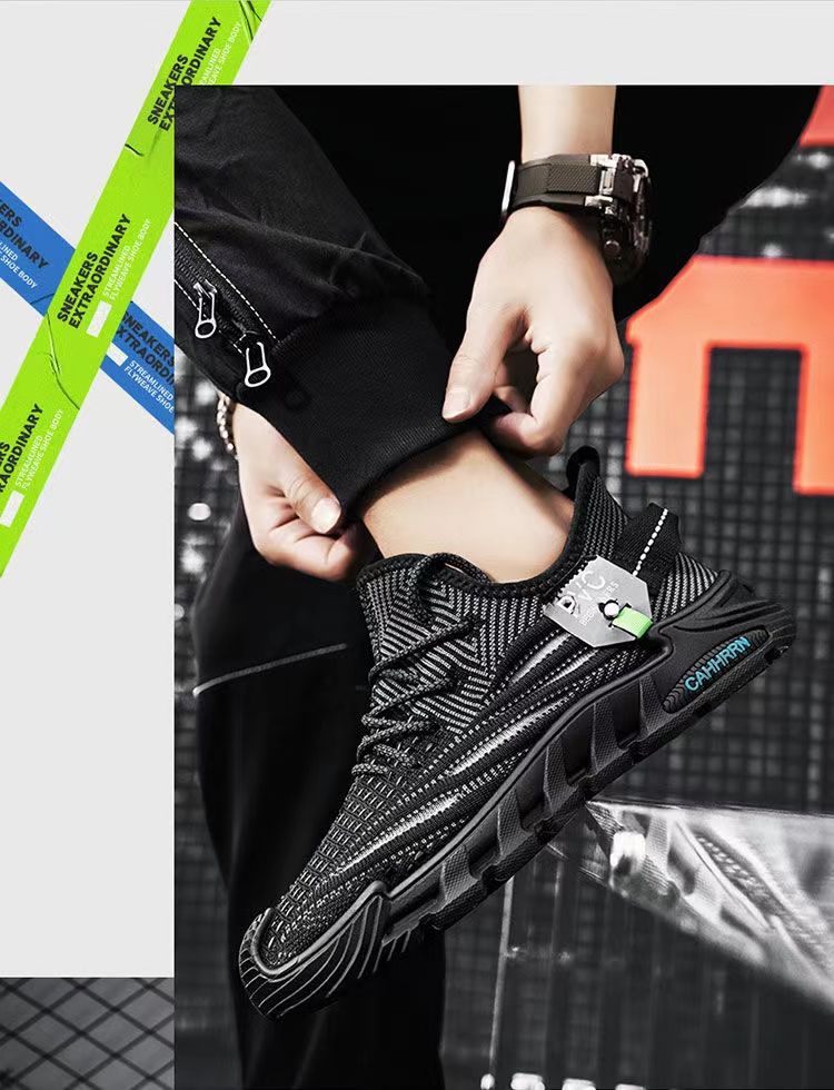 2024春秋新款运动鞋子男士休闲跑步软底透气不臭脚潮流百搭网鞋男详情13