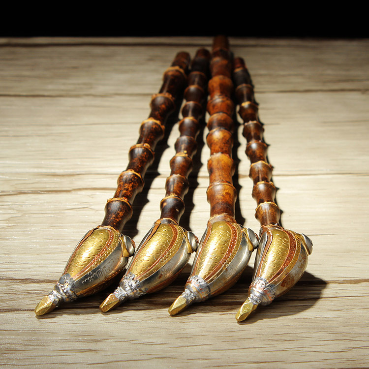 木香朝烟斗老式竹子长烟杆旱烟斗烟袋锅传统工艺黑色竹节烟烟枪详情20