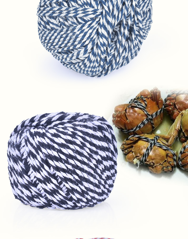 Wholesale of red and white crab binding ropes by ton. 4*4 thick crab binding ropes of various specifications, 6,000 yuan per ton pic 7