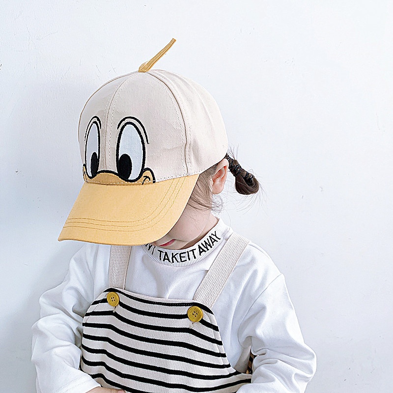 儿童帽子韩版卡通可爱春秋季出游宝宝鸭舌帽男女童婴儿棒球帽超萌详情3