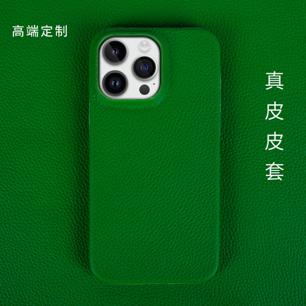 适用苹果13手机壳真皮iPhone 15手机壳12保护套简约16pro苹果壳14详情26