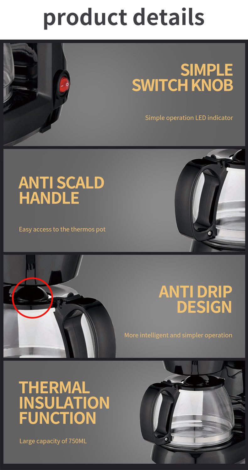 Mini handheld coffee machine cross-border export manufacturer uses small fully semi-automatic coffee pot concentrated extraction milk foam machine pic 8