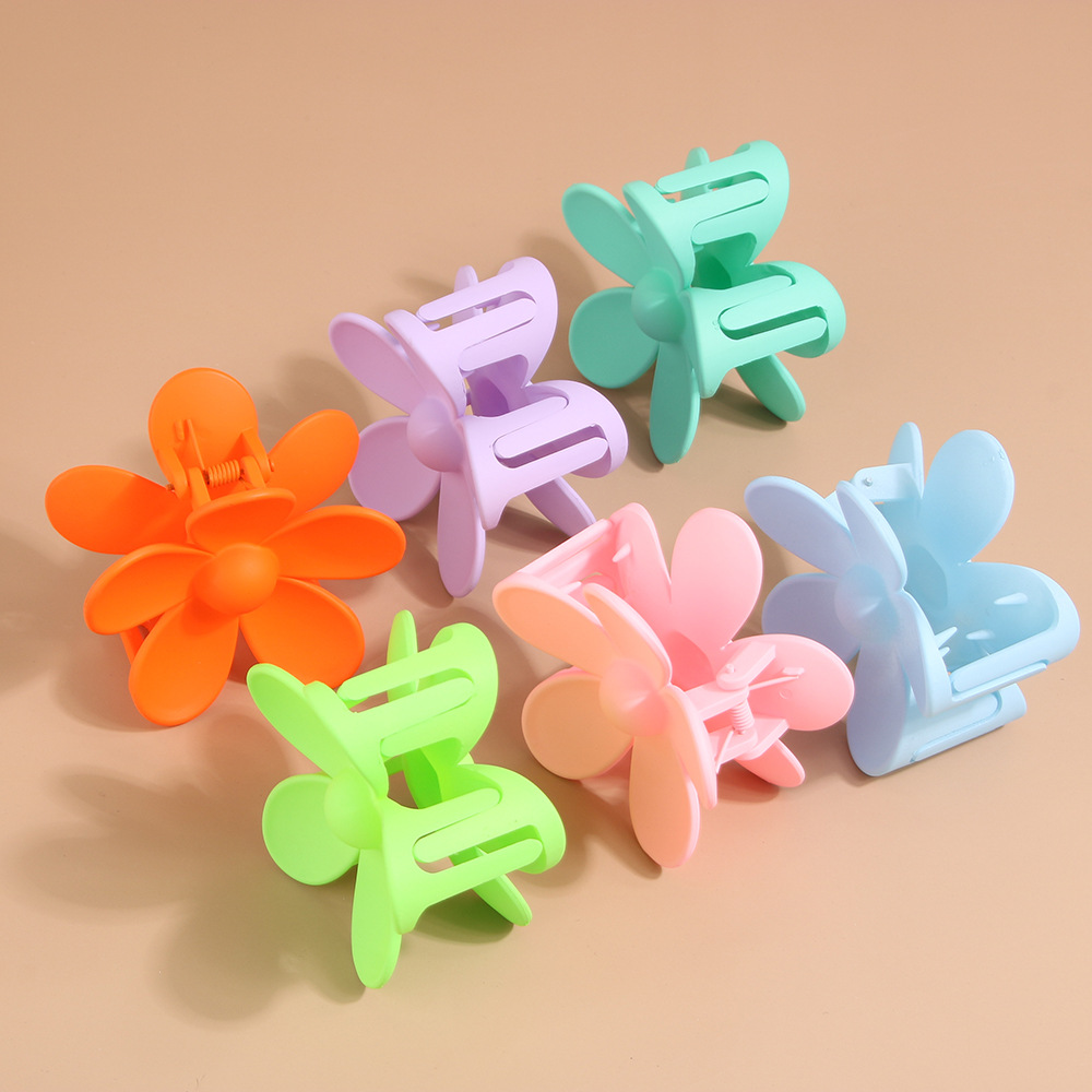 Guanyang ABS hair clip, flower clip, European and American Amazon fashion shark claw clip, not easy to break, can be used as a hair clip pic 22