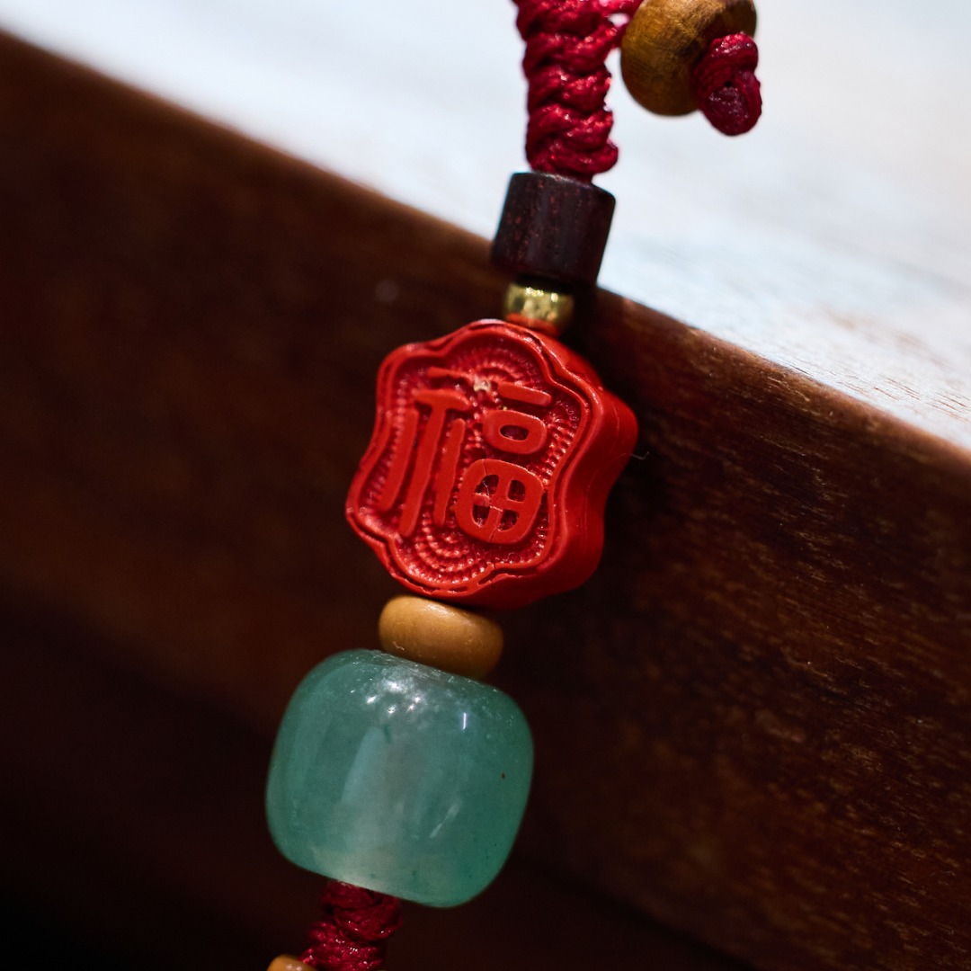 Good things happen peanut keychains, everything goes well, blood sandalwood pendants, Chinese-style creative peace and good luck hanging accessories wholesale pic 9