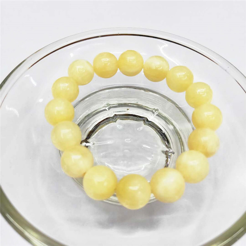 Wholesale of new type of natural beige jade bracelets, DIY beige jade bracelets, direct sales from the manufacturer of natural stone bracelets pic 8