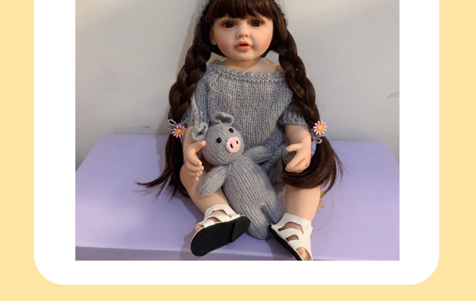 重生娃娃软搪胶仿真儿童女孩玩具陪伴洋娃娃跨境批发热销款槐兴123456详情13